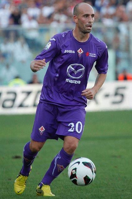 El debut de Borja Valero en la Serie A