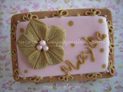 Galletas decoradas para Mayte