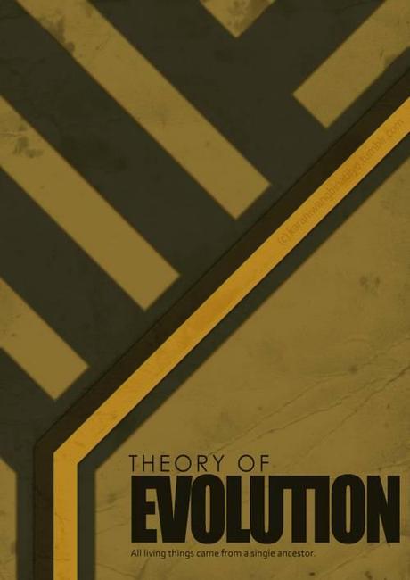 teoria evolucion Posters de teorías científicas