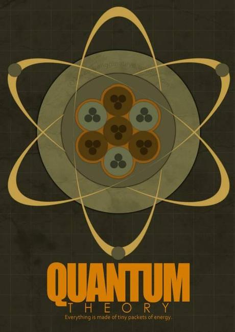 teoria cuantica Posters de teorías científicas