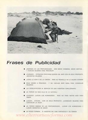 Humanoides del Abismo, Guía de mano