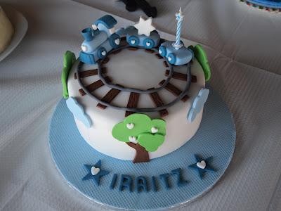 La tarta para el cumpleaños de Iraitz...inspirada en una ...