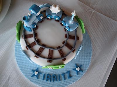 La tarta para el cumpleaños de Iraitz...inspirada en una ...