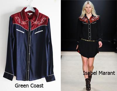 aw12 clon isabel marant green coast El ataque de los clones: hasta debajo de las piedras