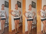 Shorts encerados+Tshirt