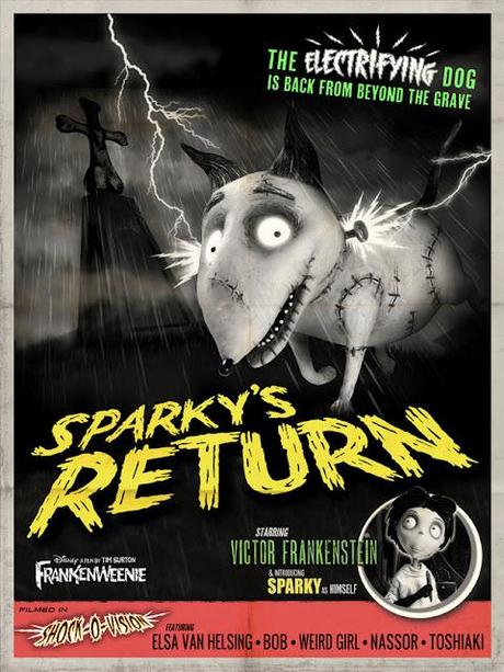 'Frankenweenie' homenajea a los clásicos del terror en una colección de pósters retro