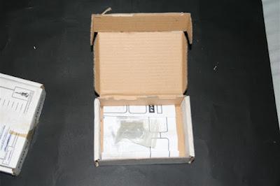 Interior de la caja postal de Games Workshop 12x18,5x4,5 cm