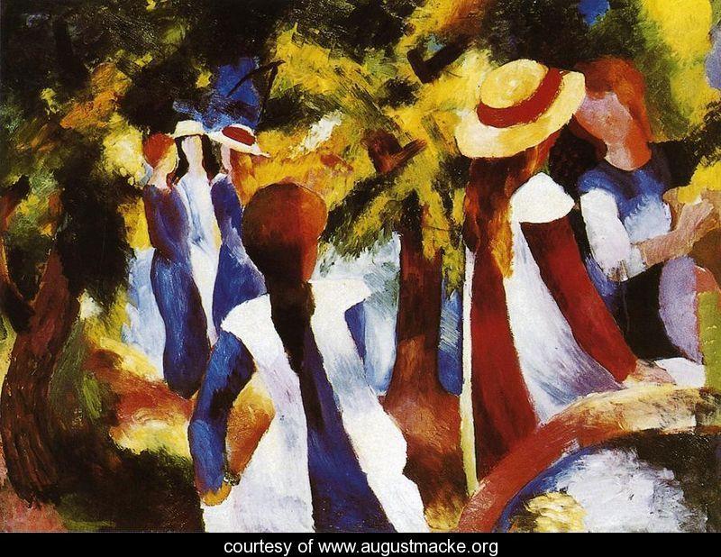 August Macke – Pinturas