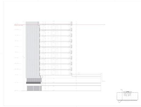A-cero Projects Imágenes nocturnas de la fachada reformada de un emblemático edificio en Madrid