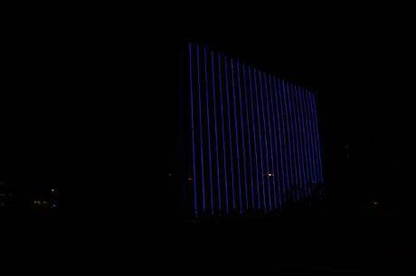 A-cero Projects Imágenes nocturnas de la fachada reformada de un emblemático edificio en Madrid