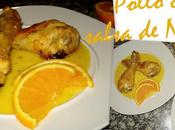 Pollo salsa naranja