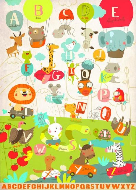 ¡A-B-C-D y todas las demás! ¡A-B-C-D y todas las demás!