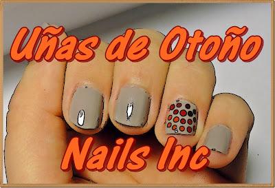 Uñas de otoño. Nails Inc.
