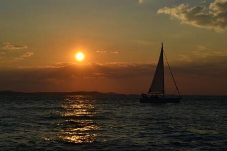 El inolvidable atardecer de Zadar