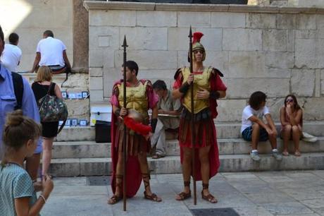 Centuriones romanos en el Palacio de Dioceclano, Split