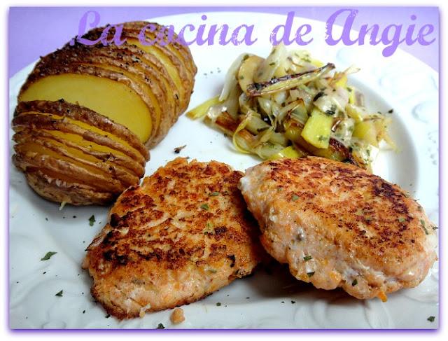 HAMBURGUESAS DE SALMÓN