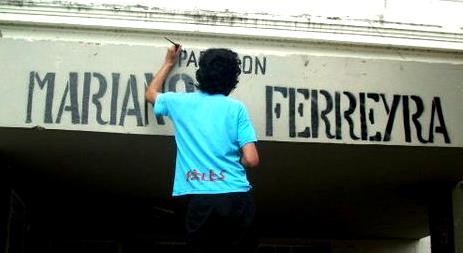 MARIANO FERREYRA PRESENTE EN LA FACULTAD DE FILOSOFIA DE LA UNC POR MANDATO ESTUDIANTIL