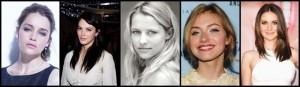Cinco actrices para el papel principal de Capitán América: El Soldado de Invierno y regreso de la Viuda Negra