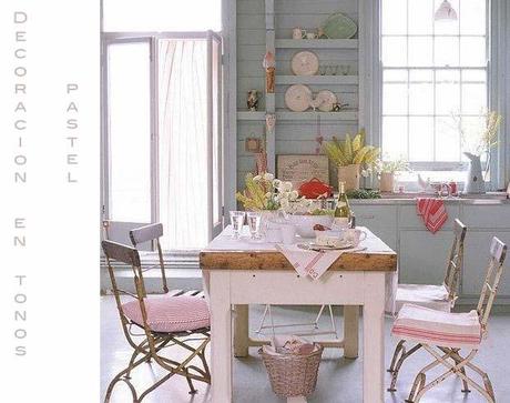 Decoración con tonos pastel