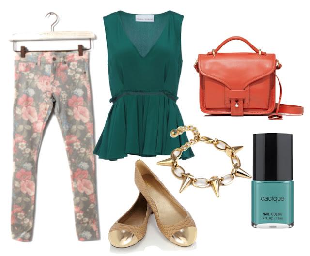 ¿Con qué me lo pongo? Pantalón floreado