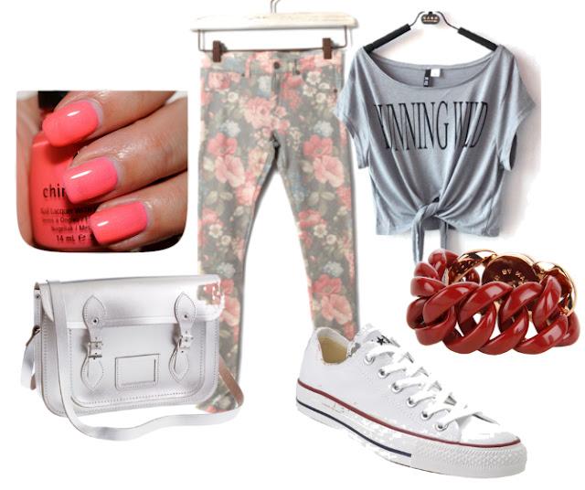 ¿Con qué me lo pongo? Pantalón floreado