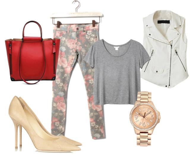 ¿Con qué me lo pongo? Pantalón floreado