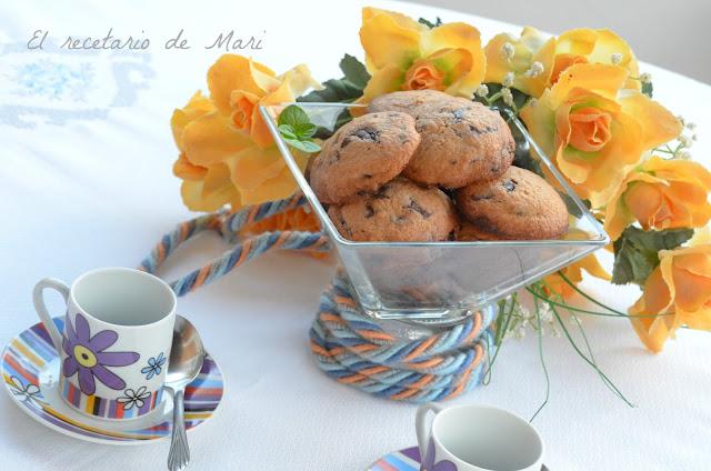 COOKIES DE MENTA Y CHOCOLATE