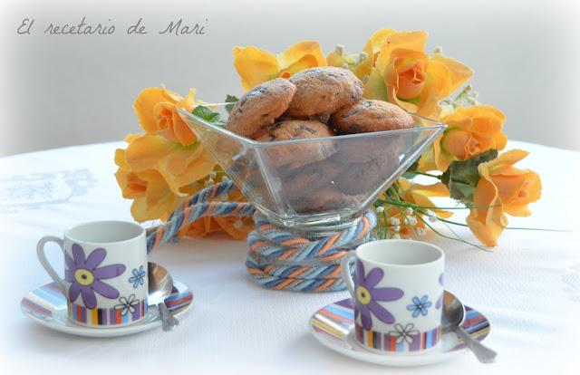 COOKIES DE MENTA Y CHOCOLATE
