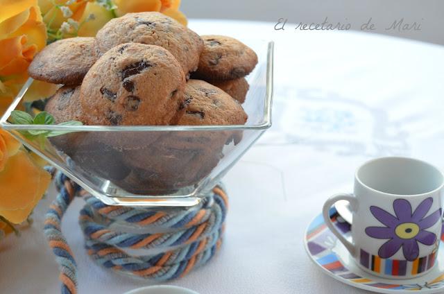 COOKIES DE MENTA Y CHOCOLATE