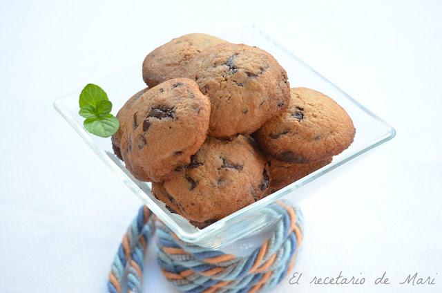 COOKIES DE MENTA Y CHOCOLATE