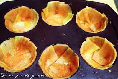 Terrina de papaya al té verde y salsa de maíz dulce