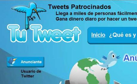 Tu Tweet - Gana dinero por escribir tuits patrocinados en Twitter