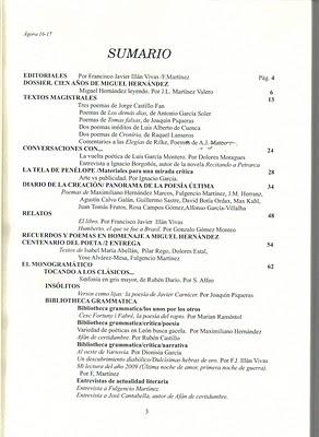 Nuestras portadas y sumarios de las revistas impresas