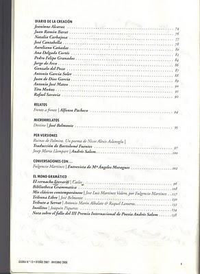 Nuestras portadas y sumarios de las revistas impresas