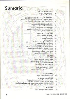 Nuestras portadas y sumarios de las revistas impresas