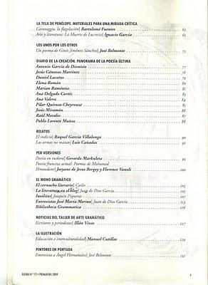 Nuestras portadas y sumarios de las revistas impresas