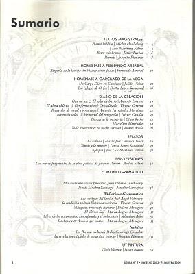 Nuestras portadas y sumarios de las revistas impresas