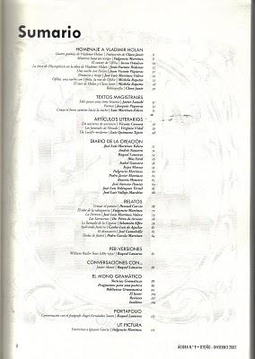 Nuestras portadas y sumarios de las revistas impresas