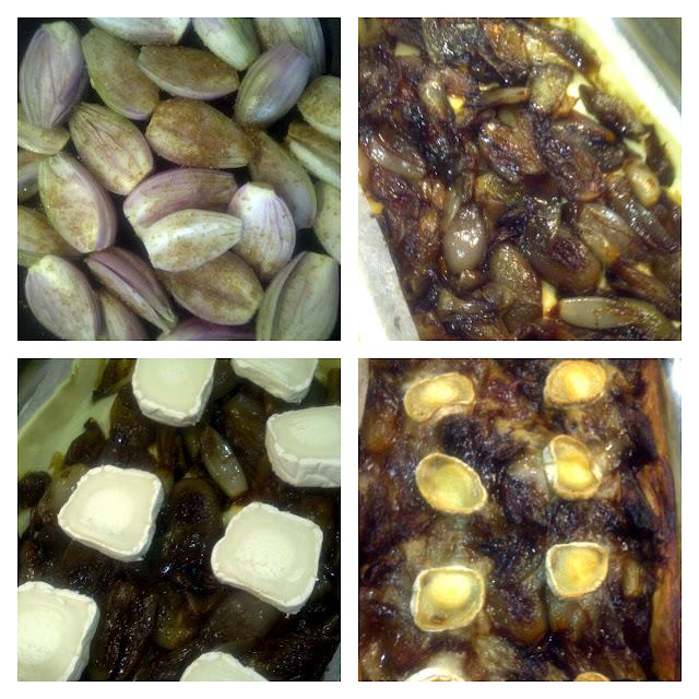 echalotes puff pastry, echalotes and goat cheese puff pastry