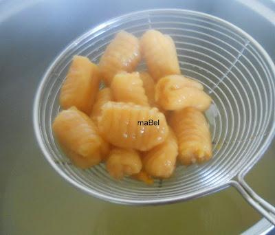 Cartucho de Ñoquis de batata y Torta Gran Casar