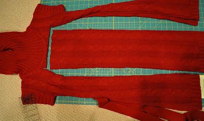 UNA BUFANDA DE UN VIEJO JERSEY