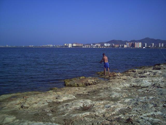 Paco de Murcia en la loma de Mar de Cristal