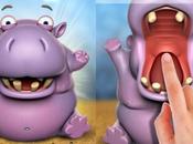 Juegos digitales infantiles: hipopótamo digital muerde dedos