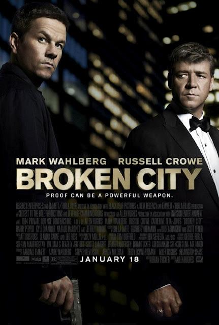 Mark Wahlberg y Russell Crowe en el tráiler de 'Broken City'