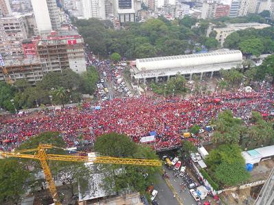 En fotos el cierre de la campaña presidencial chavista