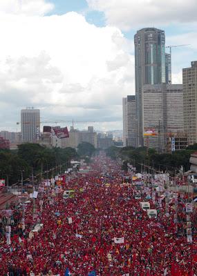 En fotos el cierre de la campaña presidencial chavista