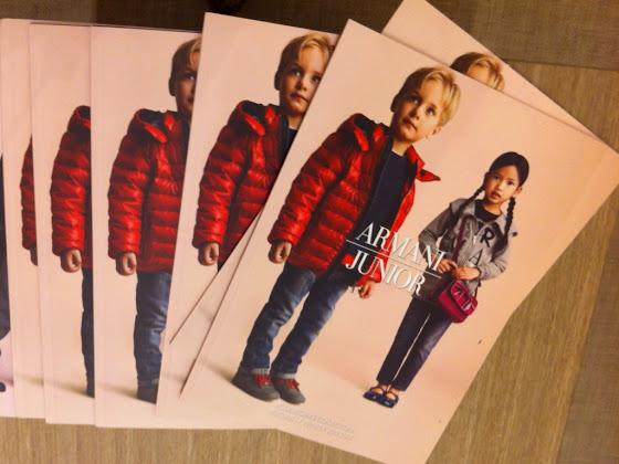Los niños de Armani en Barcelona