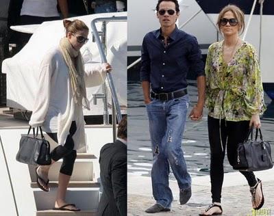 Jennifer López, fiel a su bolso Amazona de Loewe