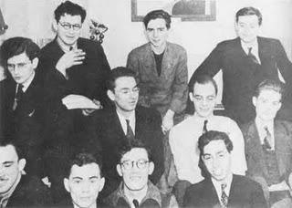 Algunos de los Futurianos en 1938