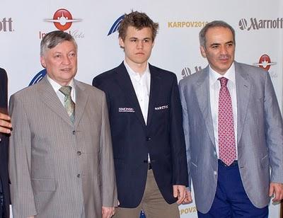 Gran exito de la gala de Karpov en Nueva York